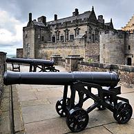 Kanonnen in het kasteel Stirling Castle, Schotland, UK
<BR><BR>Zie ook www.arterra.be</P>